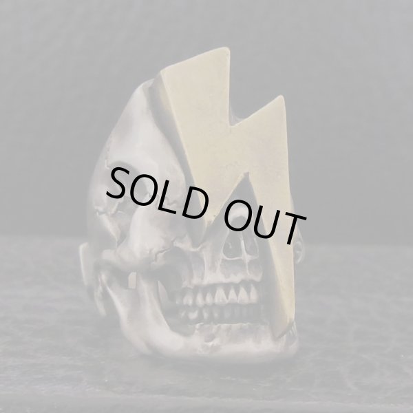 スカル 稲妻 雷 サンダー シルバーリング RAIZIN (ライジン) / BLIND RABBIT（ブラインドラビット）