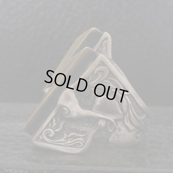 スカル 稲妻 雷 サンダー シルバーリング RAIZIN (ライジン) / BLIND RABBIT（ブラインドラビット）