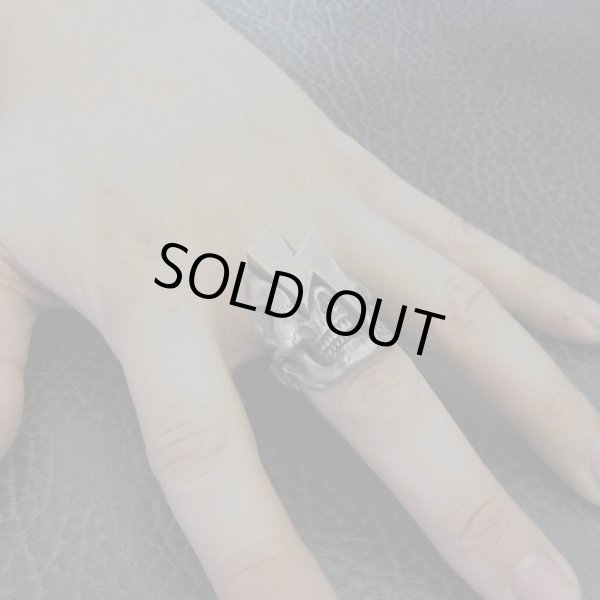 スカル 稲妻 雷 サンダー シルバーリング RAIZIN (ライジン) / BLIND RABBIT（ブラインドラビット）