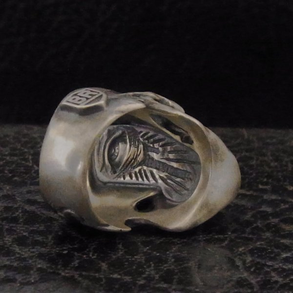 スカル 稲妻 雷 サンダー シルバーリング RAIZIN (ライジン) / BLIND RABBIT(ブラインドラビット)