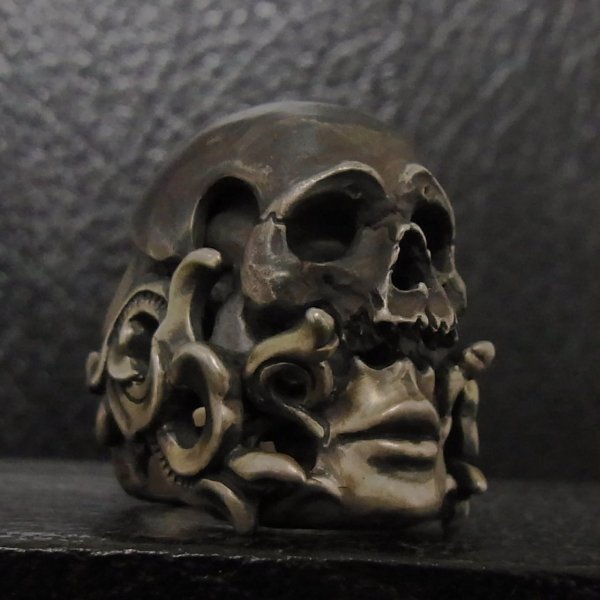 スカル シルバーリング ワルキューレ Sorter(ソーター)All Silver / BLIND RABBIT(ブラインドラビット)