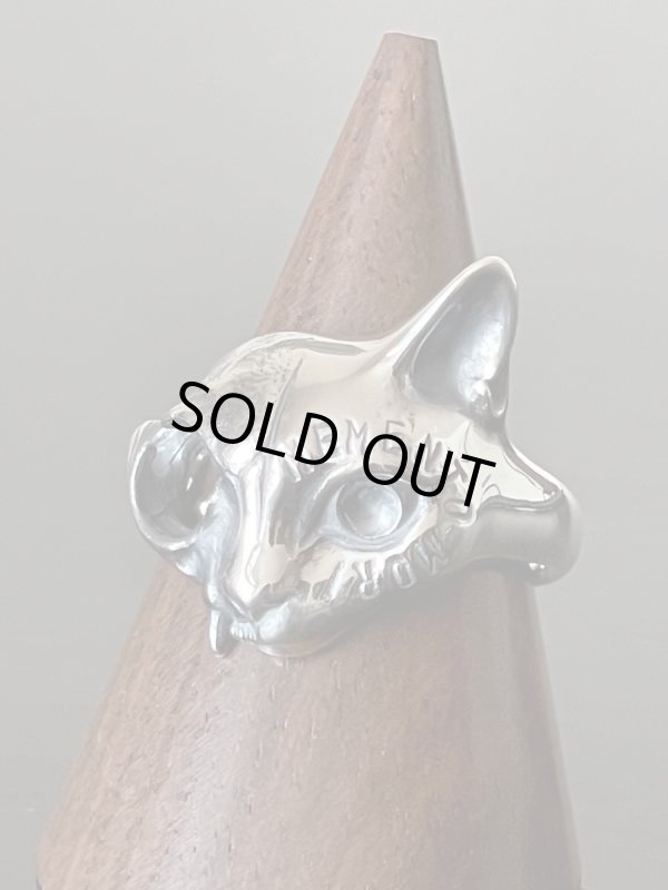 ガッシュ/【ネコ シルバーリング】メメント・モリ [Engraved type]｜gush（ガッシュ）