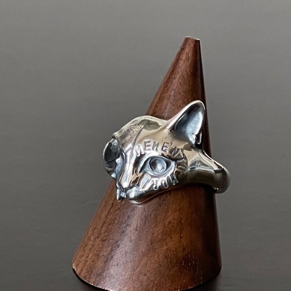 ガッシュ/【ネコ シルバーリング】メメント・モリ [Engraved type]｜gush（ガッシュ）