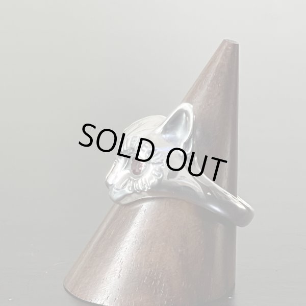 ガッシュ/【誕生石 ネコ シルバーリング】メメント・モリ [Engraved type / birth stone]｜gush（ガッシュ）