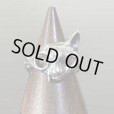 画像: ガッシュ/【誕生石 ネコ シルバーリング】メメント・モリ [Engraved type / birth stone]｜gush