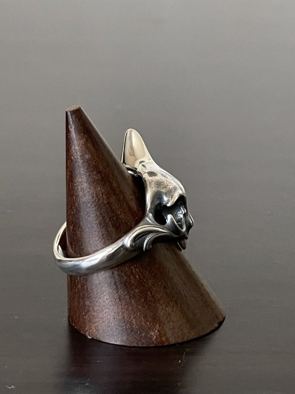 ガッシュ/【ネコ シルバーリング】メメント・モリ [Engraved type]｜gush（ガッシュ）