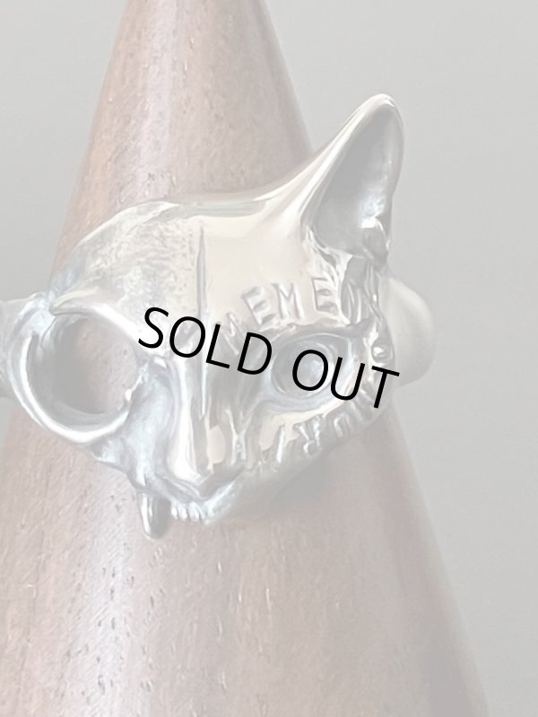 ガッシュ/【ネコ シルバーリング】メメント・モリ [Engraved type]｜gush（ガッシュ）