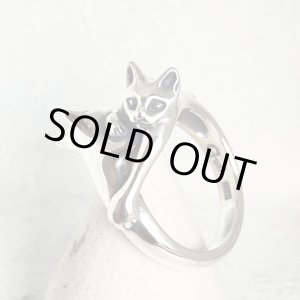 画像: ガッシュ/【ネコ シルバーリング】絡みあう猫リング [タイプ1]｜gush