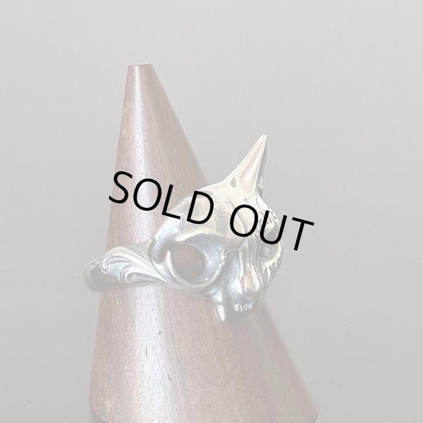 ガッシュ/【ネコ シルバーリング】メメント・モリ [Engraved type]｜gush（ガッシュ）