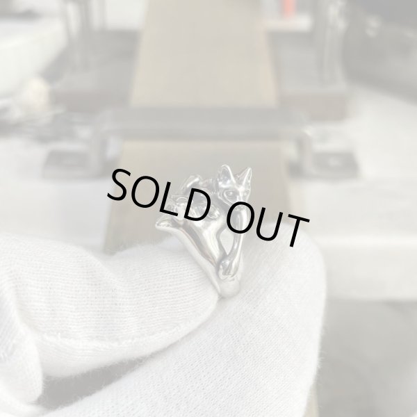 ガッシュ/【ネコ シルバーリング】絡みあう猫リング [タイプ1]｜gush（ガッシュ）