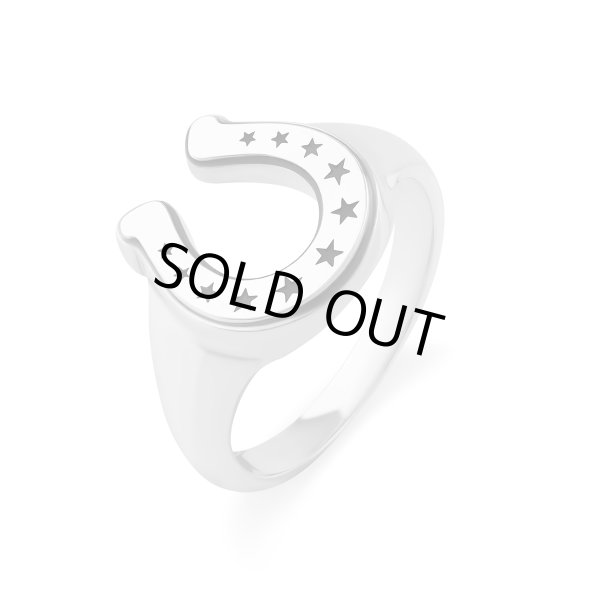 【馬蹄/星】ホースシュー スター リング（シルバー） /AQUA SILVER（アクアシルバー）