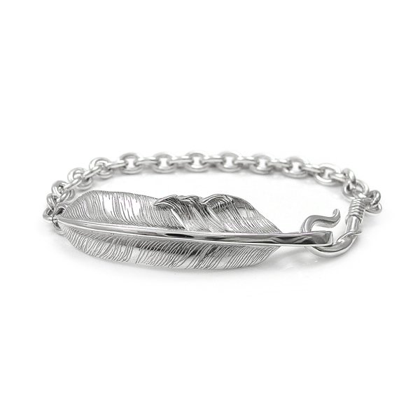 画像2: ダグダート/フェザーブレスレット 羽 シルバ-925 メンズ DAgDART
