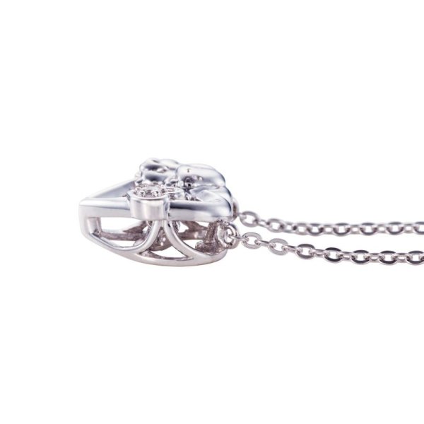 シナモロール サンリオキャラクターズ ダンシングストーン ネックレス シルバー SACI-N055RD