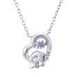 シナモロール サンリオキャラクターズ ダンシングストーン ネックレス シルバー SACI-N052RD