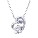 画像: シナモロール サンリオキャラクターズ ダンシングストーン ネックレス シルバー SACI-N052RD