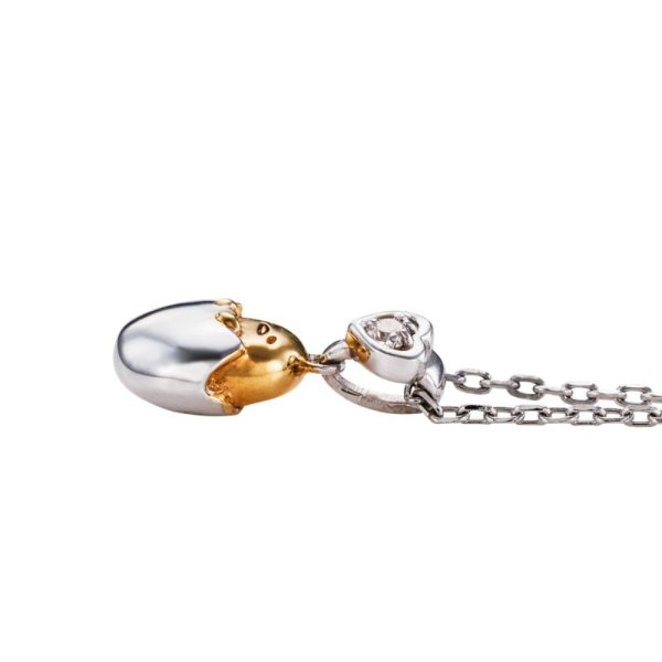 ぐでたま 10周年 サンリオキャラクターズ ネックレス シルバー SAGU10-N002YG