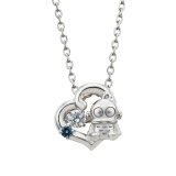 画像: ハンギョドン 40周年 サンリオキャラクターズ ダンシングストーン ネックレス シルバー SAHD40-N001RD