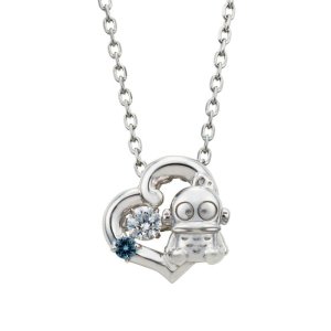 画像: ハンギョドン 40周年 サンリオキャラクターズ ダンシングストーン ネックレス シルバー SAHD40-N001RD