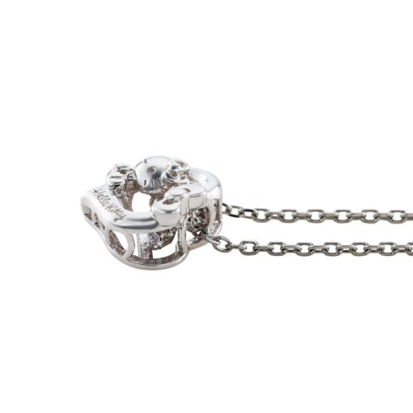 ハローキティ サンリオキャラクターズ ダンシングストーン ネックレス シルバー SAKT-N004RD