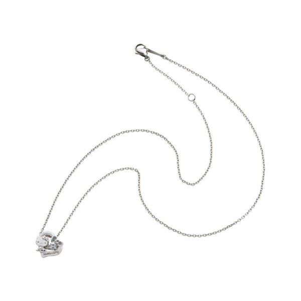 ハローキティ サンリオキャラクターズ ダンシングストーン ネックレス シルバー SAKT-N004RD