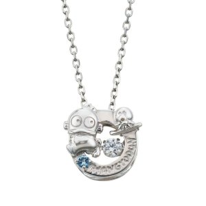 画像: ハンギョドン 40周年 サンリオキャラクターズ ダンシングストーン ネックレス シルバー SAHD40-N002RD