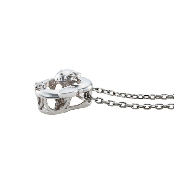 ハローキティ サンリオキャラクターズ ダンシングストーン ネックレス シルバー SAKT-N006RD