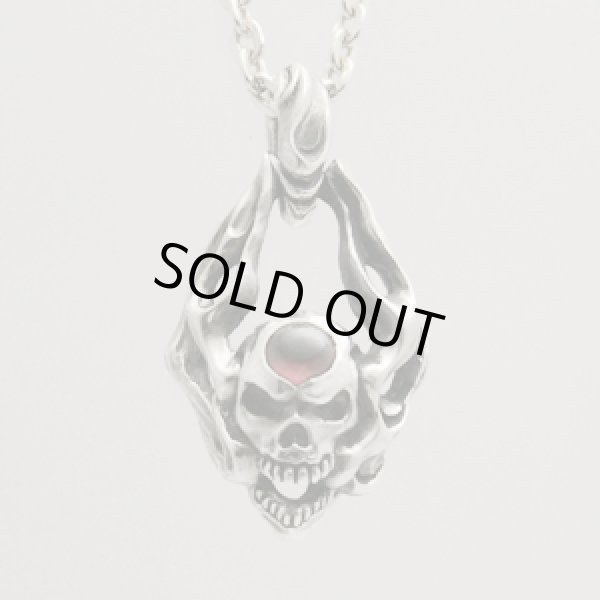 スカルペンダント/FIRE SKULL NO.2｜S.O.F