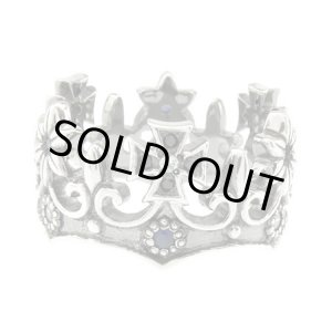 画像: アルテミスクラシック/[シルバーリング/指輪]フローラルクラウンリング（ブラック）/Artemis Classic メンズ ブランド シルバー925