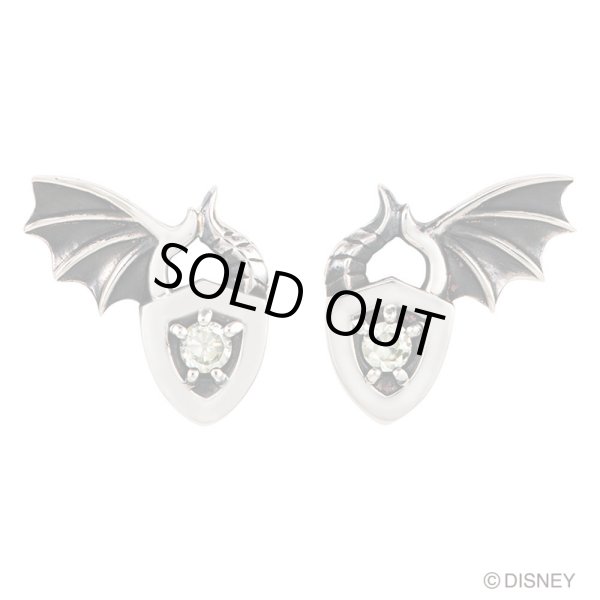 【ツイステ グッズ】『ディズニー ツイステッドワンダーランド』グッズ「ディアソムニア寮」シルバーピアス TWISTED-WONDERLAND マレウス・ドラコニア