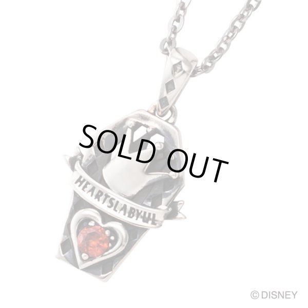 【ツイステ グッズ】『ディズニー ツイステッドワンダーランド』グッズ「ハーツラビュル寮」棺型 シルバーネックレス TWISTED-WONDERLAND リドル・ローズハート