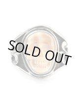 画像: リーダウニー/【ジョニーデップ愛用リング】スカルプテッドスカルリング（マンモスアイボリー）｜Lee Downey