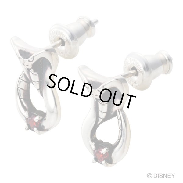 【ツイステ グッズ】『ディズニー ツイステッドワンダーランド』グッズ「スカラビア寮」シルバーピアス TWISTED-WONDERLAND